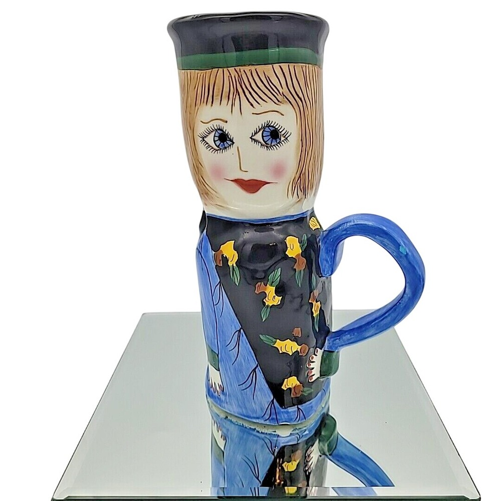 Susan Paley Caroline Coffee  Ceramic Coffee Mug 7.75" Ganz Bella‎ Casa